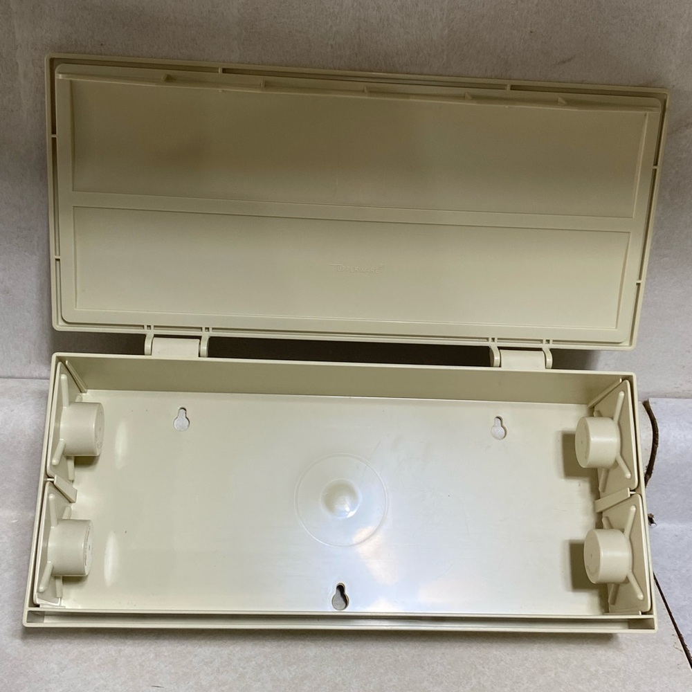 Vintage Tupperware tin foil/ Saran Wrap holder
